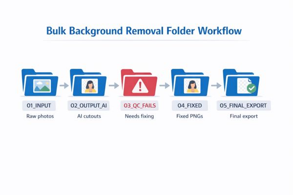Bulk background removal pipeline overview